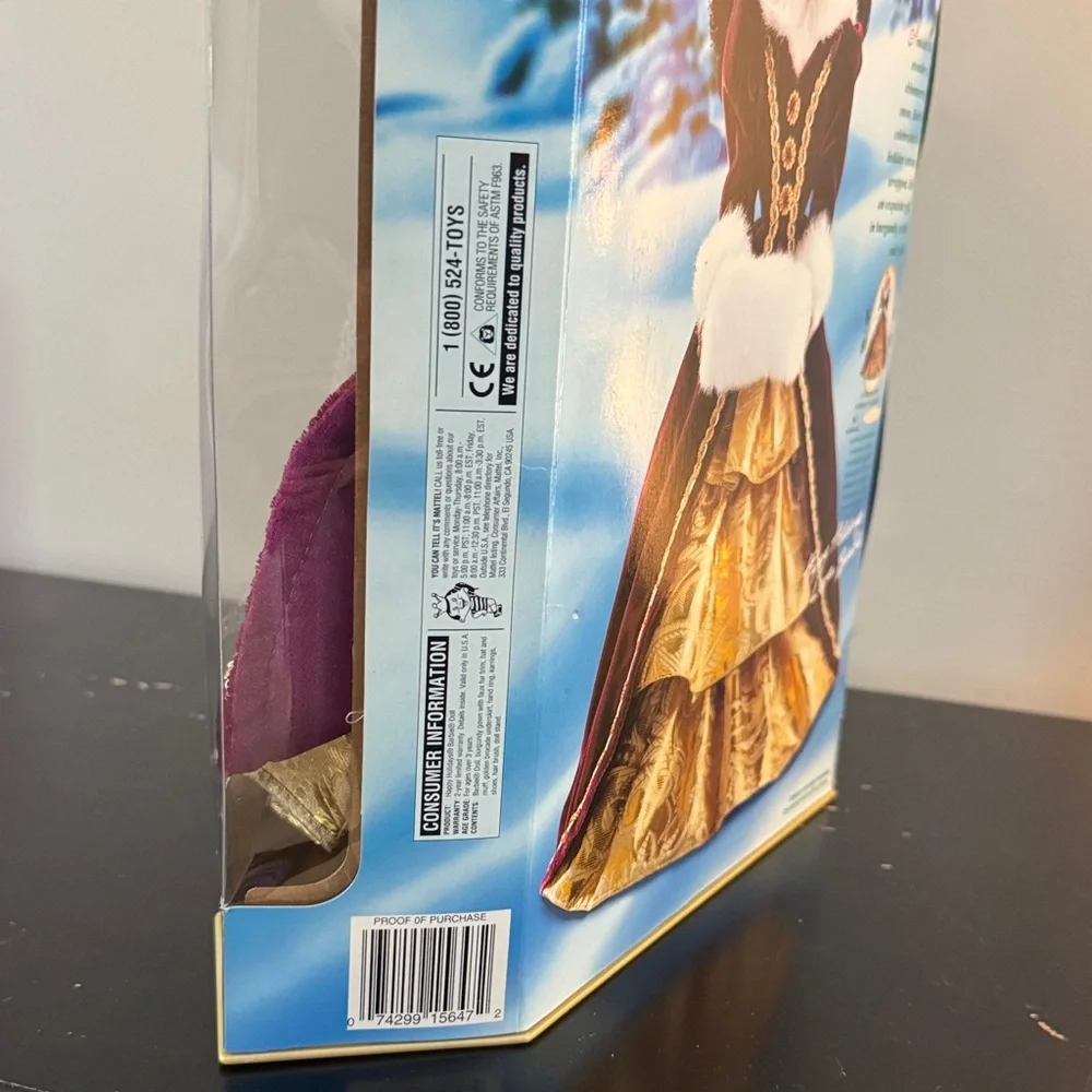 New in Box Barbie Happy Holidays Special Edition Doll 1996 Mattel Never Opened
